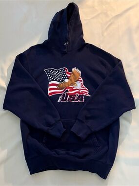 Steve & Barry’s USA Eagle Hoodie – Men’s Large